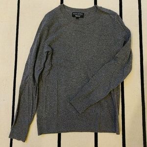 Cute merino wool sweater with silver beats